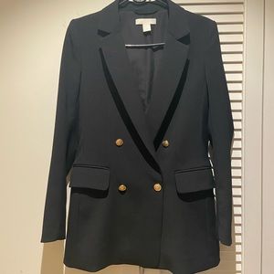 Blazer - black with golden buttons, like new